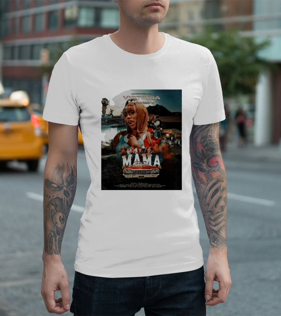Victoria Monét On My Mama Retro Film Style Collage T-Shirt