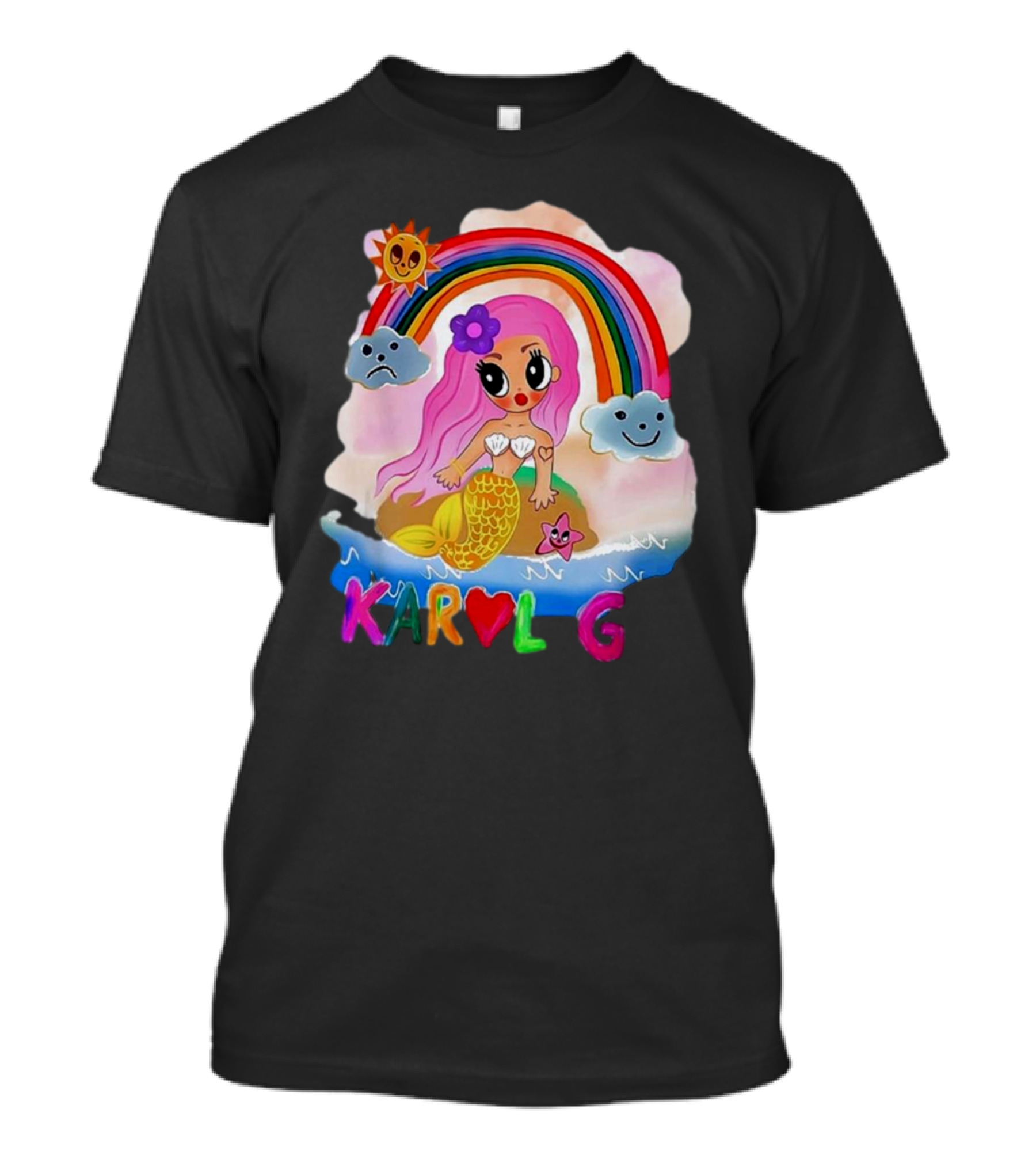 Karol G Mañana Será Bonito Sirena La Bichota Bichota Team Karol T-Shirt