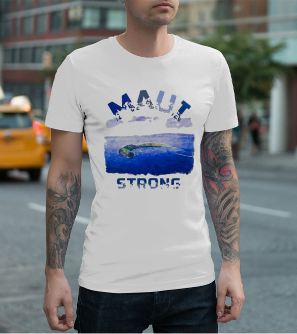 Maui Strong Lahaina Vintage Coastal Landscape T-Shirt