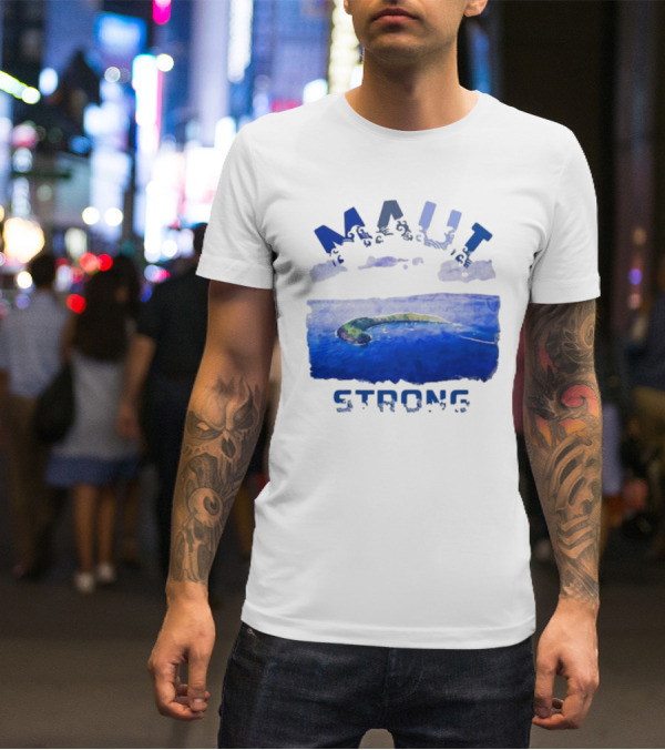 Maui Strong Lahaina Vintage Coastal Landscape T-Shirt
