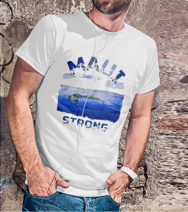 Maui Strong Lahaina Vintage Coastal Landscape T-Shirt