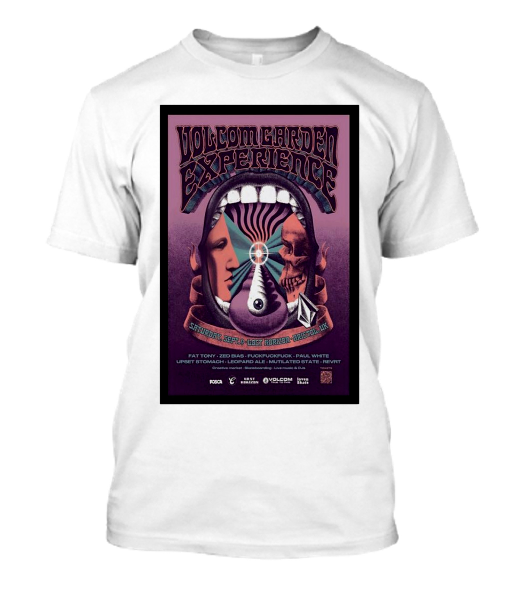 Volcom Garden Experience Saturday Sept 09 Lost Horizon Bristol UK T-Shirt