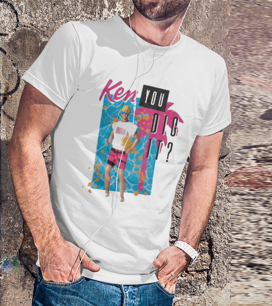 Ken You Dig It I Am Kenough Barbi Ken Surf T-Shirt