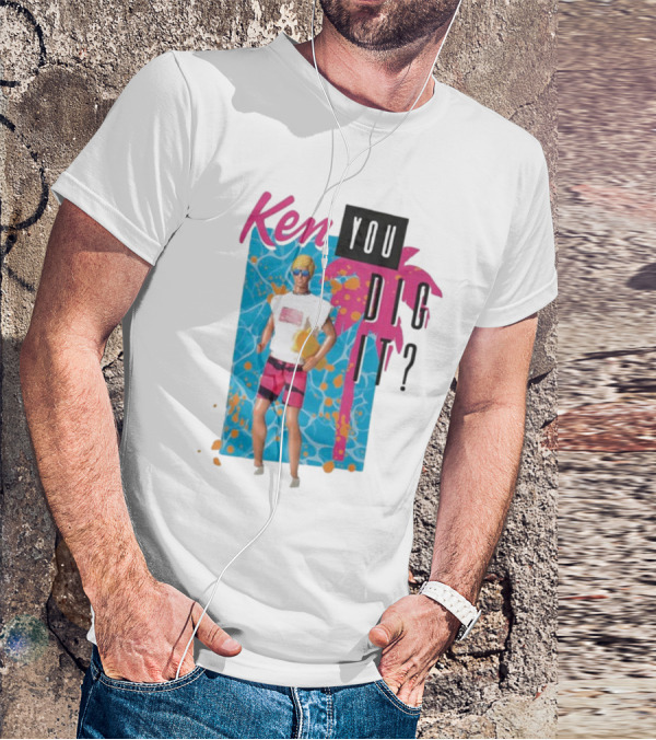 Ken You Dig It I Am Kenough Barbi Ken Surf T-Shirt