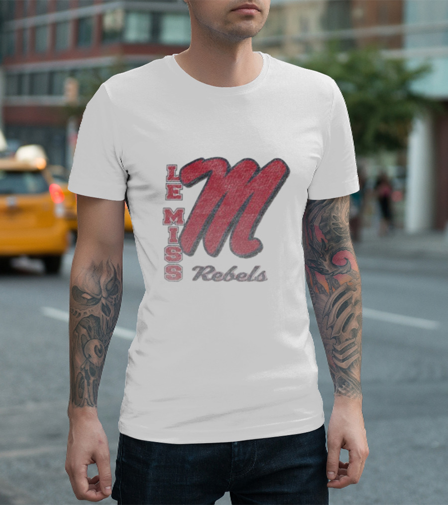 Ole Miss Rebels Vintage M Logo Phase Out ’47 Franklin T-Shirt