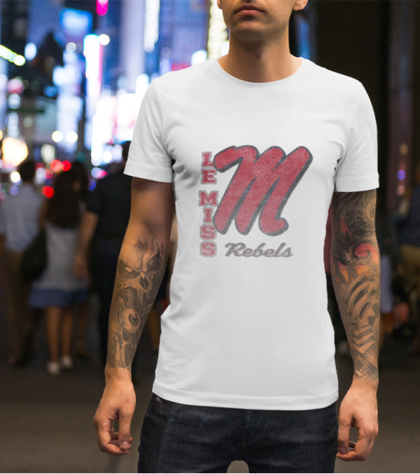 Ole Miss Rebels Vintage M Logo Phase Out ’47 Franklin T-Shirt