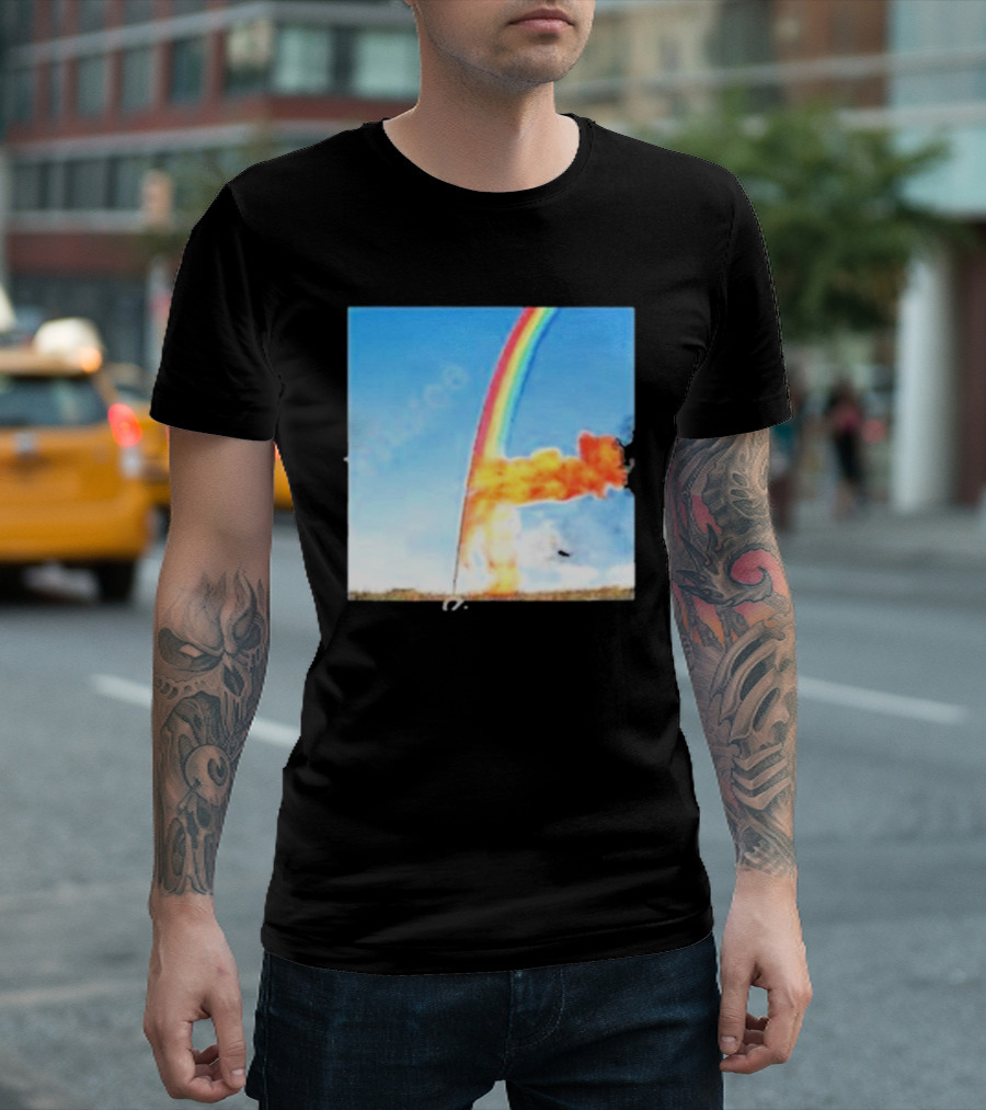 Sigur Rós Merch Átta Rainbow And Explosion T-Shirt