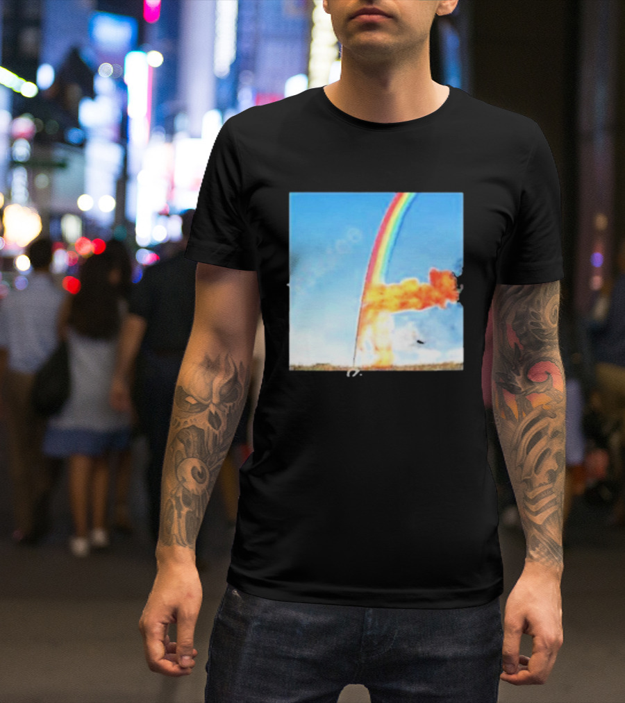 Sigur Rós Merch Átta Rainbow And Explosion T-Shirt