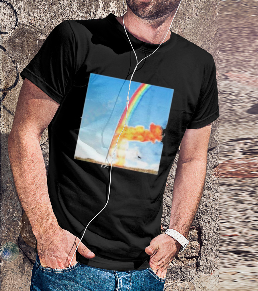 Sigur Rós Merch Átta Rainbow And Explosion T-Shirt