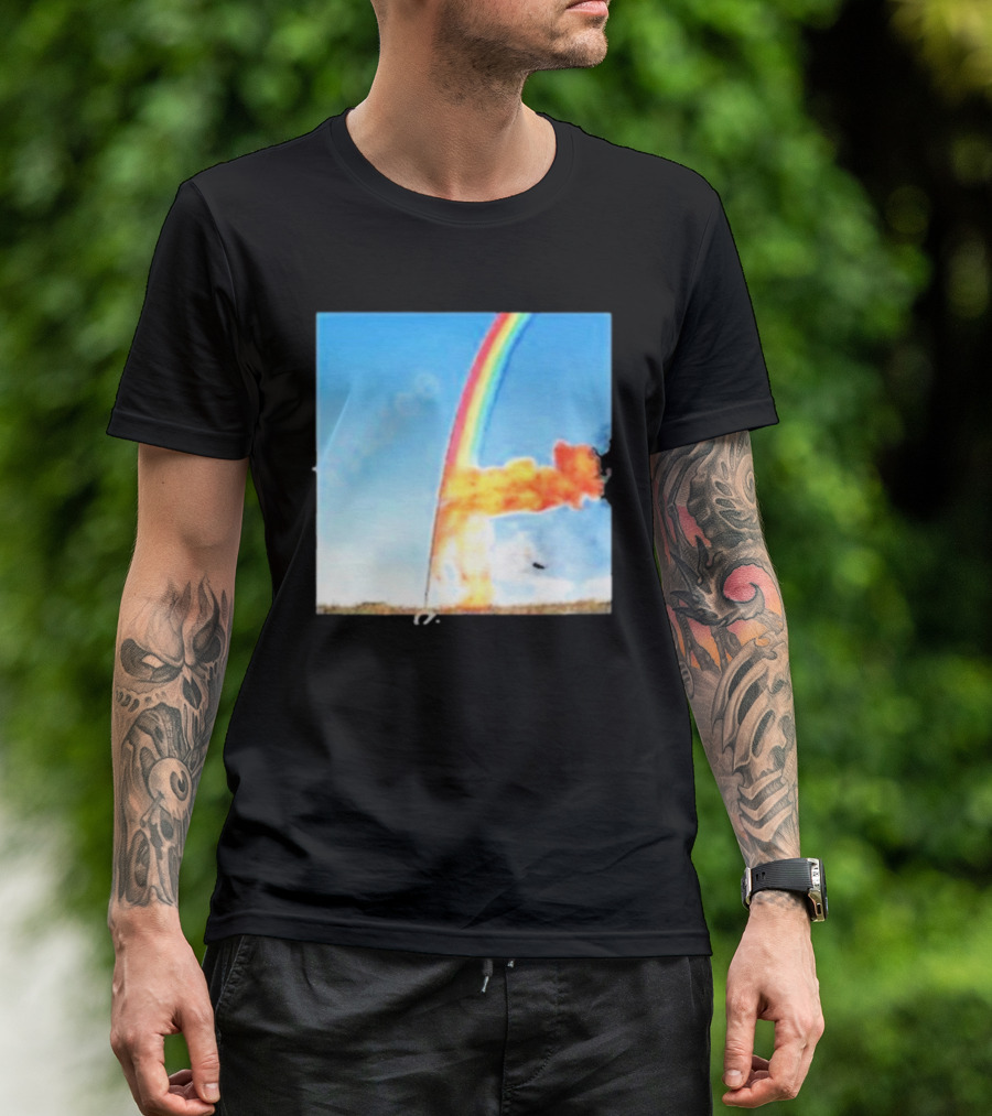 Sigur Rós Merch Átta Rainbow And Explosion T-Shirt