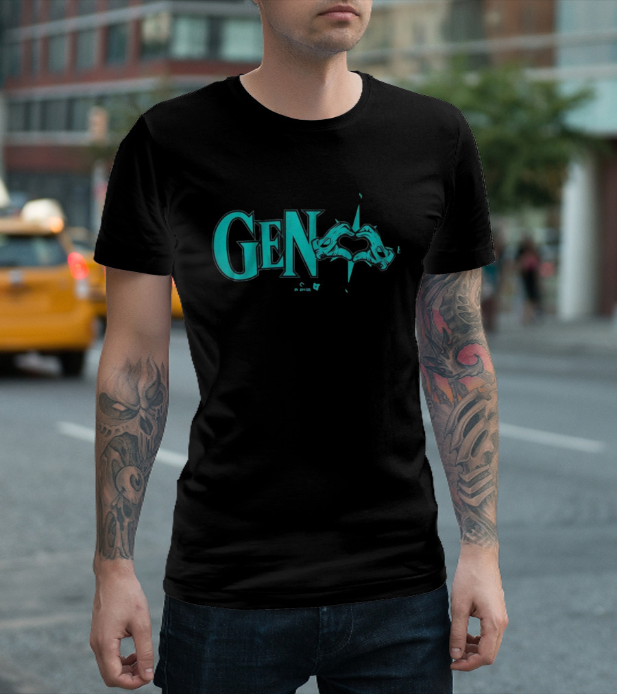 Eugenio Suarez Geno Love Seattle Mariners Baseball Heart T-Shirt