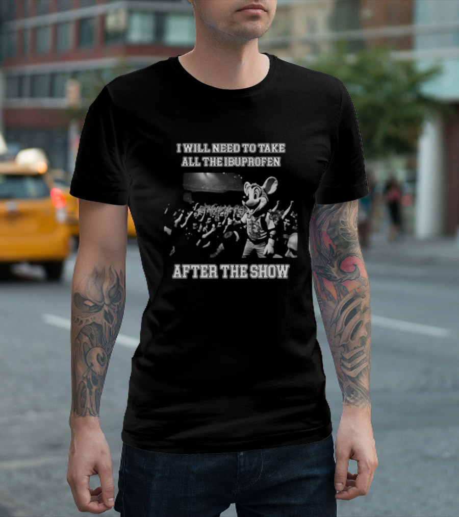 I Will Need To Take All The Ibuprofen After The Show Crowd Surfing Mouse T-Shirt
