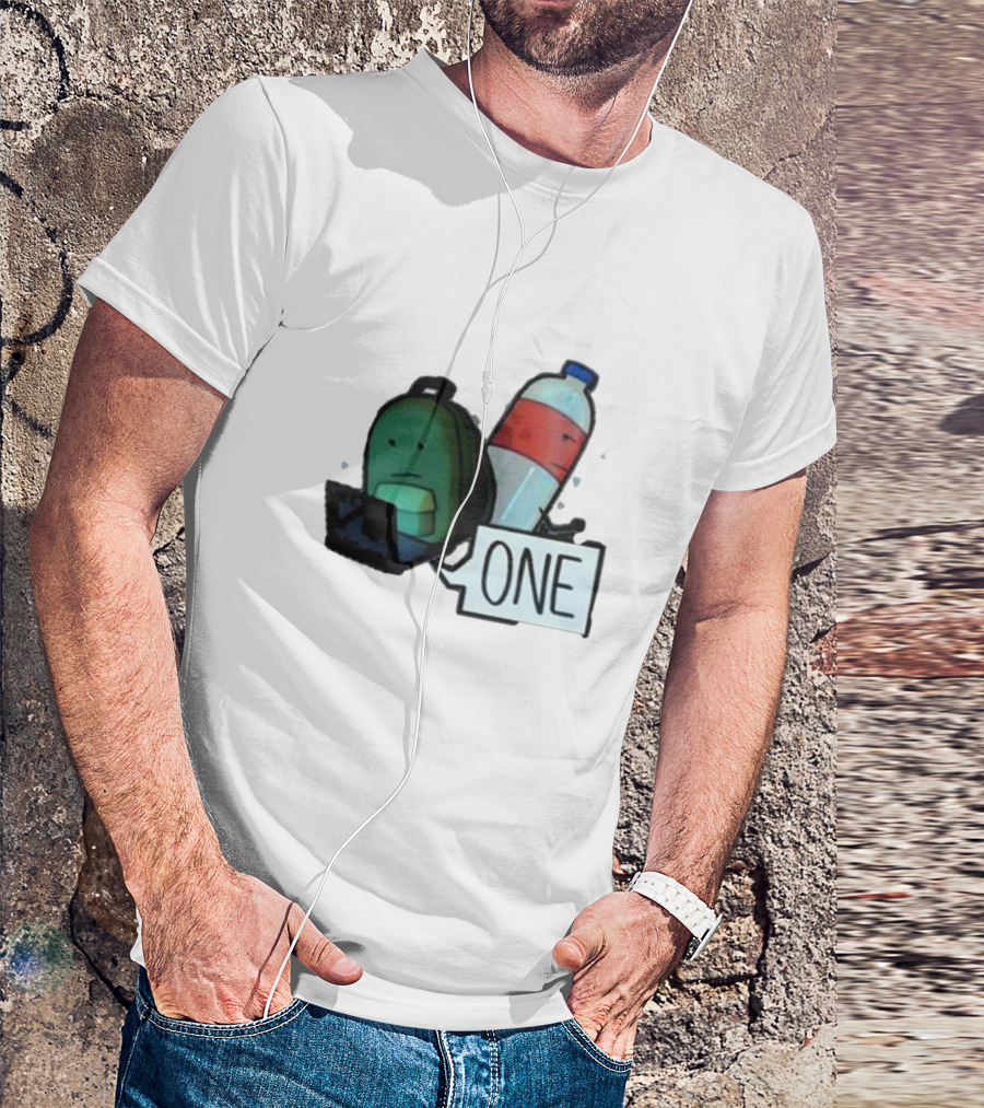 ONE Mystery Solvers Backpack And Bottle T-Shirt