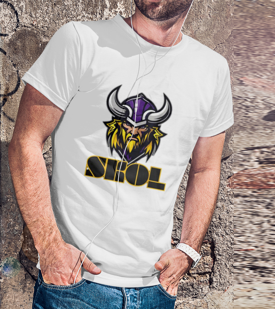 SKOL Scandinavian Pride Minnesota Vikings Warrior T-Shirt