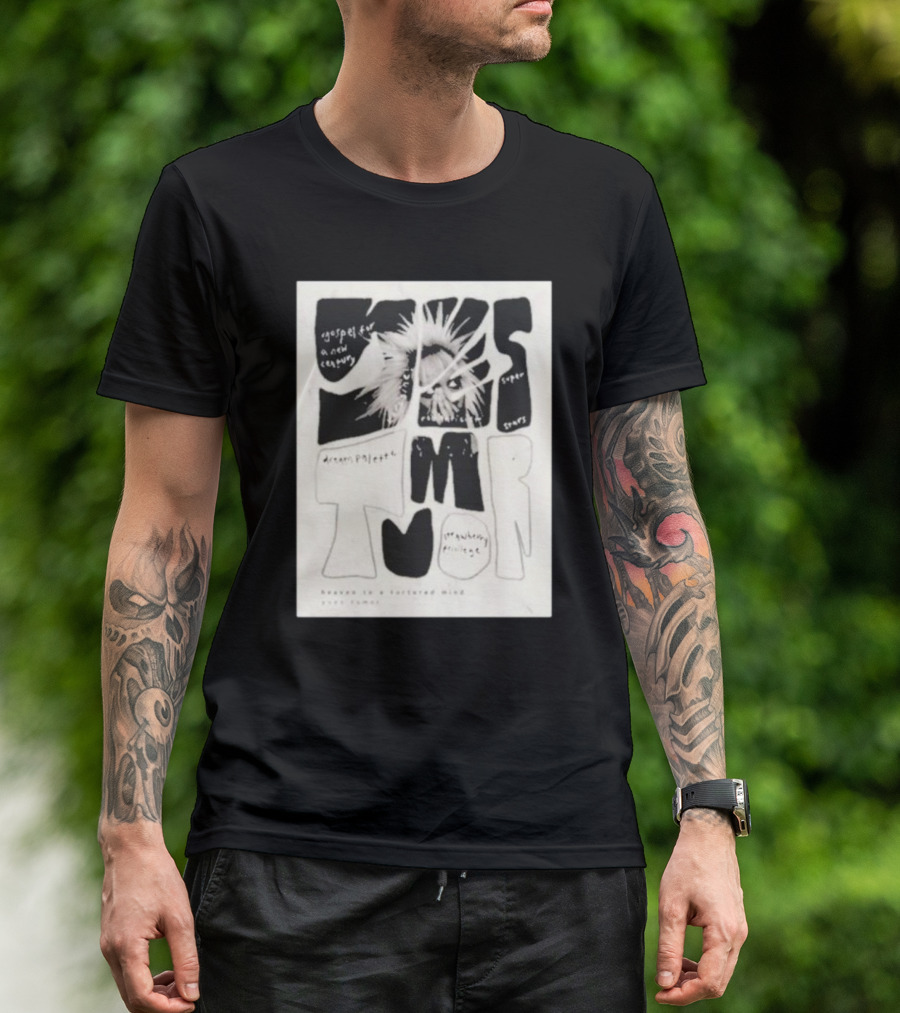 Yves Tumor Gospel For A New Century Heaven To A Tortured Mind Dream Palette Kerosene Super Stars Strawberry Privilege T-Shirt