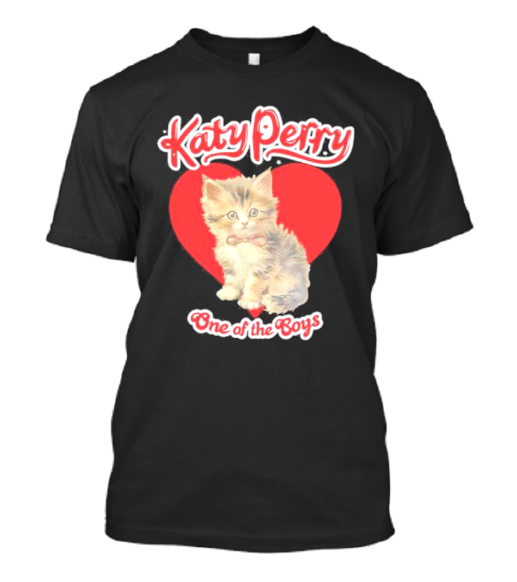 Katy Perry One Of The Boys Cat Heart T-Shirt