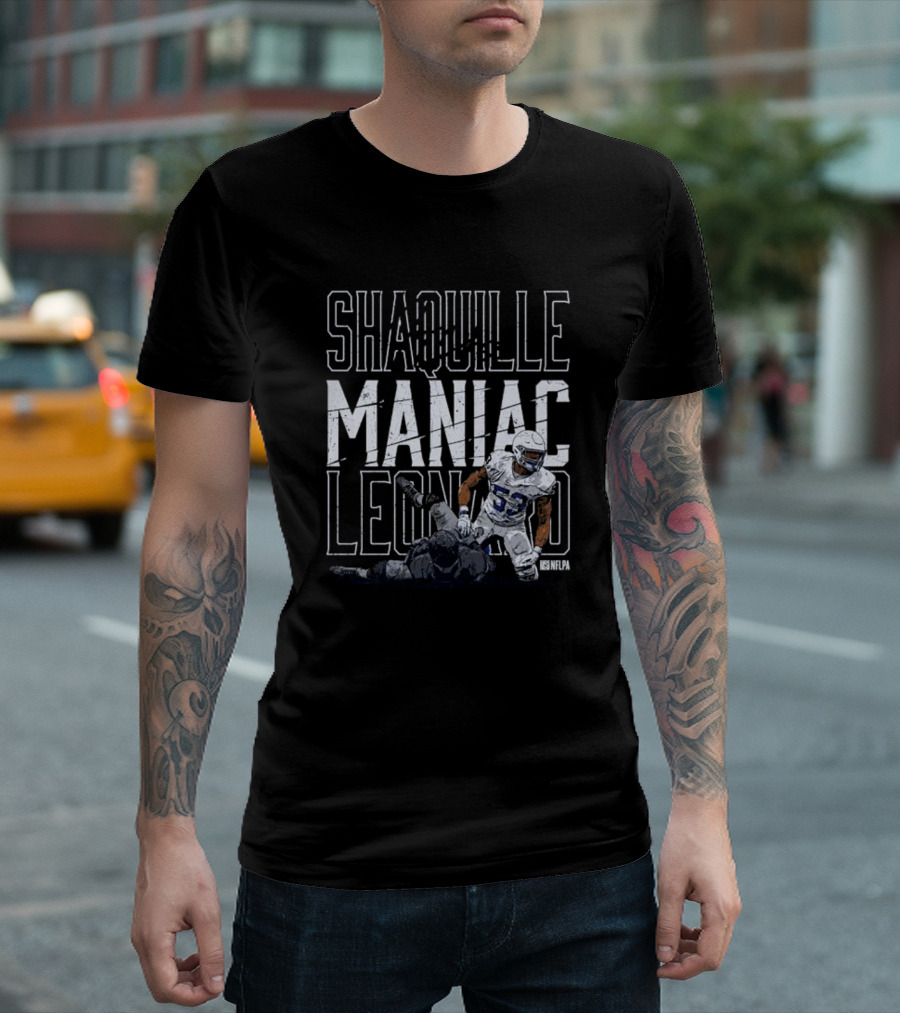 Shaquille Leonard Maniac NFLPA Signature Indianapolis Colts T-Shirt
