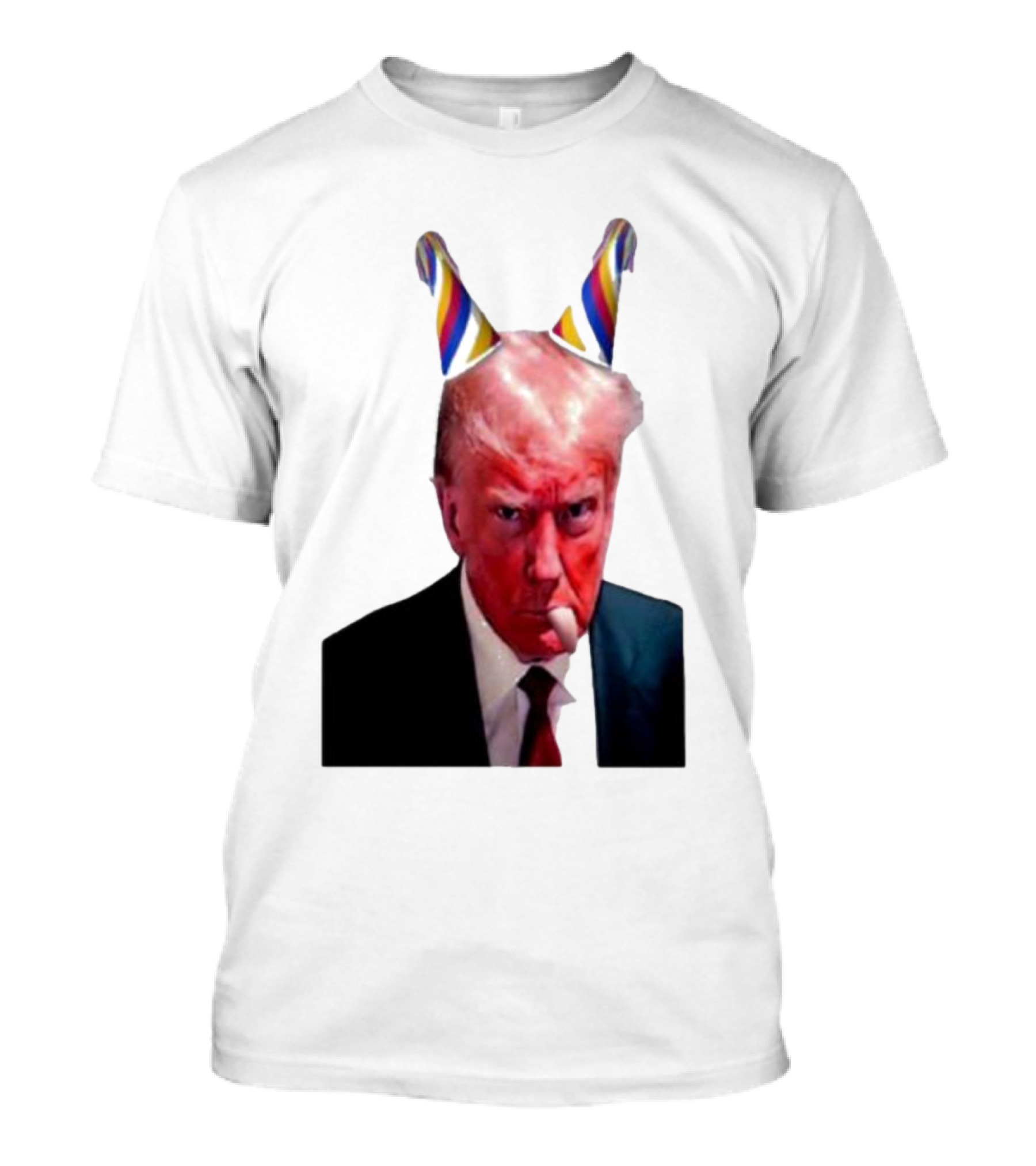 Donald Trump Birthday Meme With Party Hat And Serious Face T-Shirt
