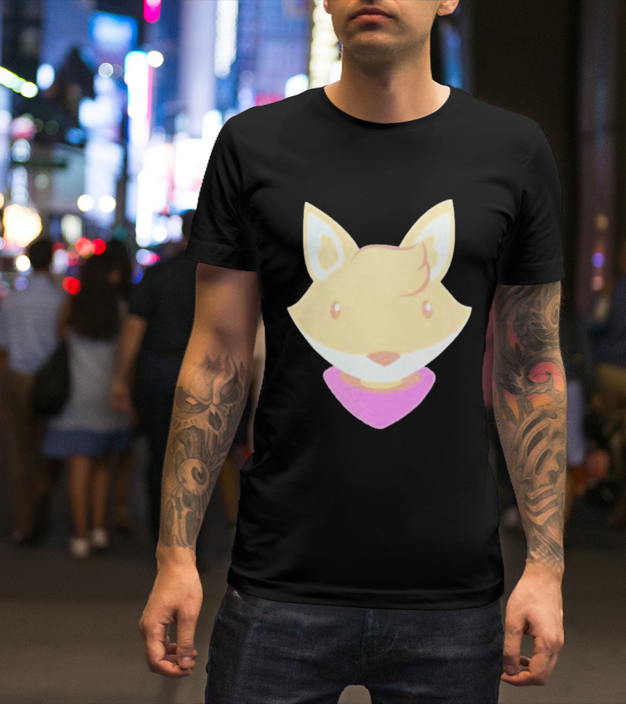 Transgender Positive Tunic Fox Head T-Shirt