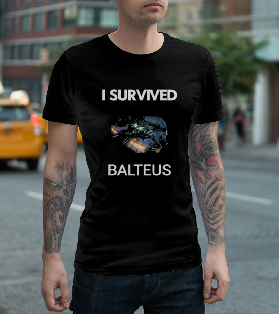 I Survived Balteus Video Game Boss Battle Achievement T-Shirt