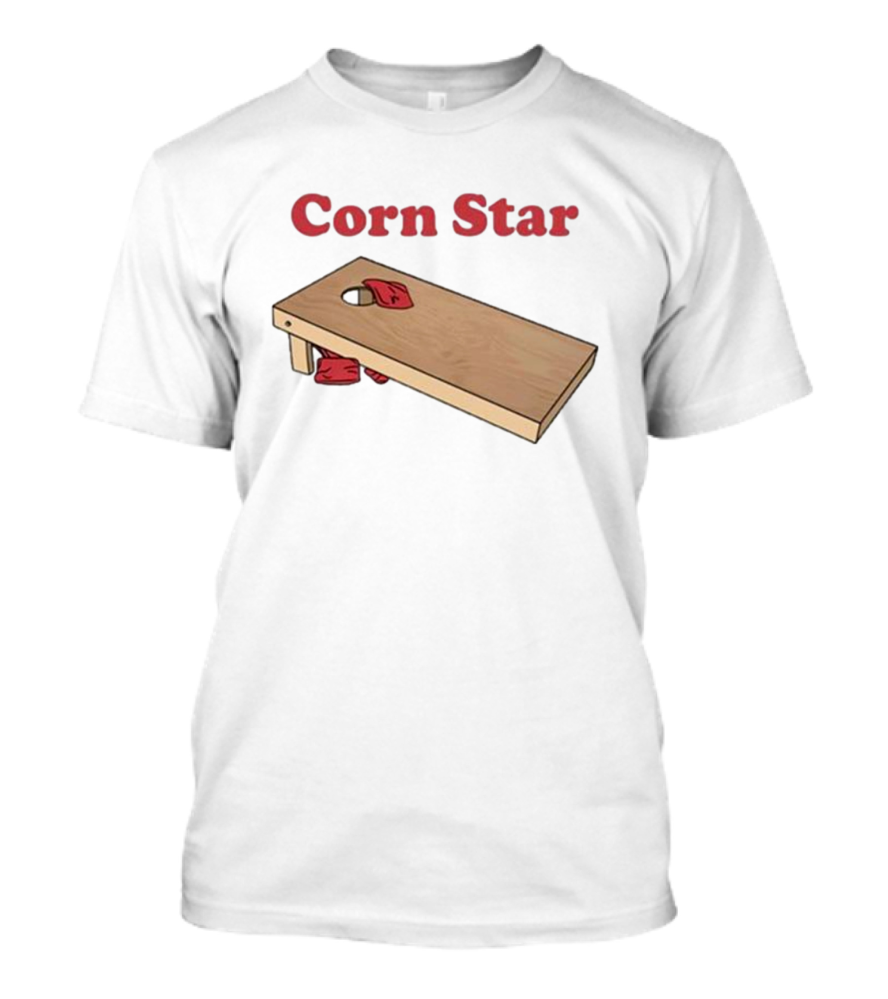 Middleclassfancy Corn Star Cornhole Sack Toss T-Shirt
