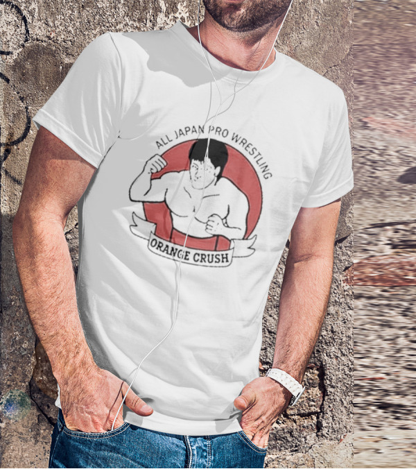 All Japan Pro Wrestling Orange Crush Kenta Kobashi T-Shirt