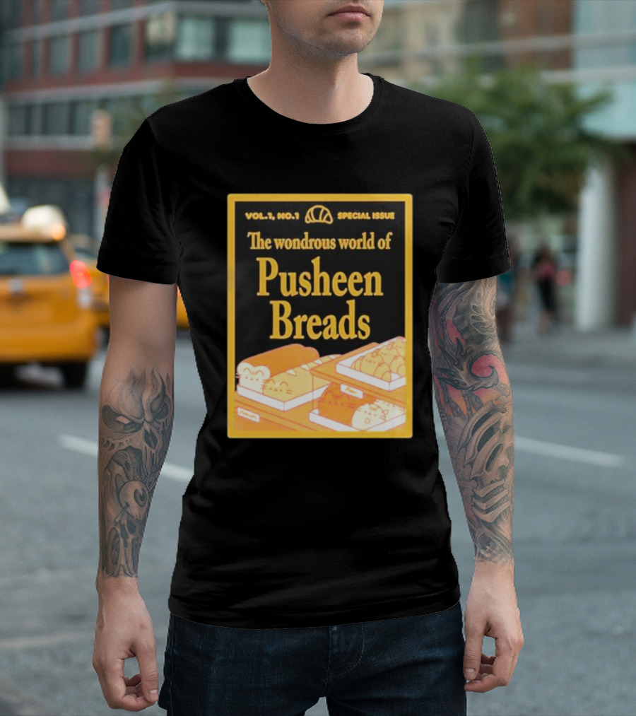 Vol. 1 No. 1 Special Issue The Wondrous World of Pusheen Breads T-Shirt