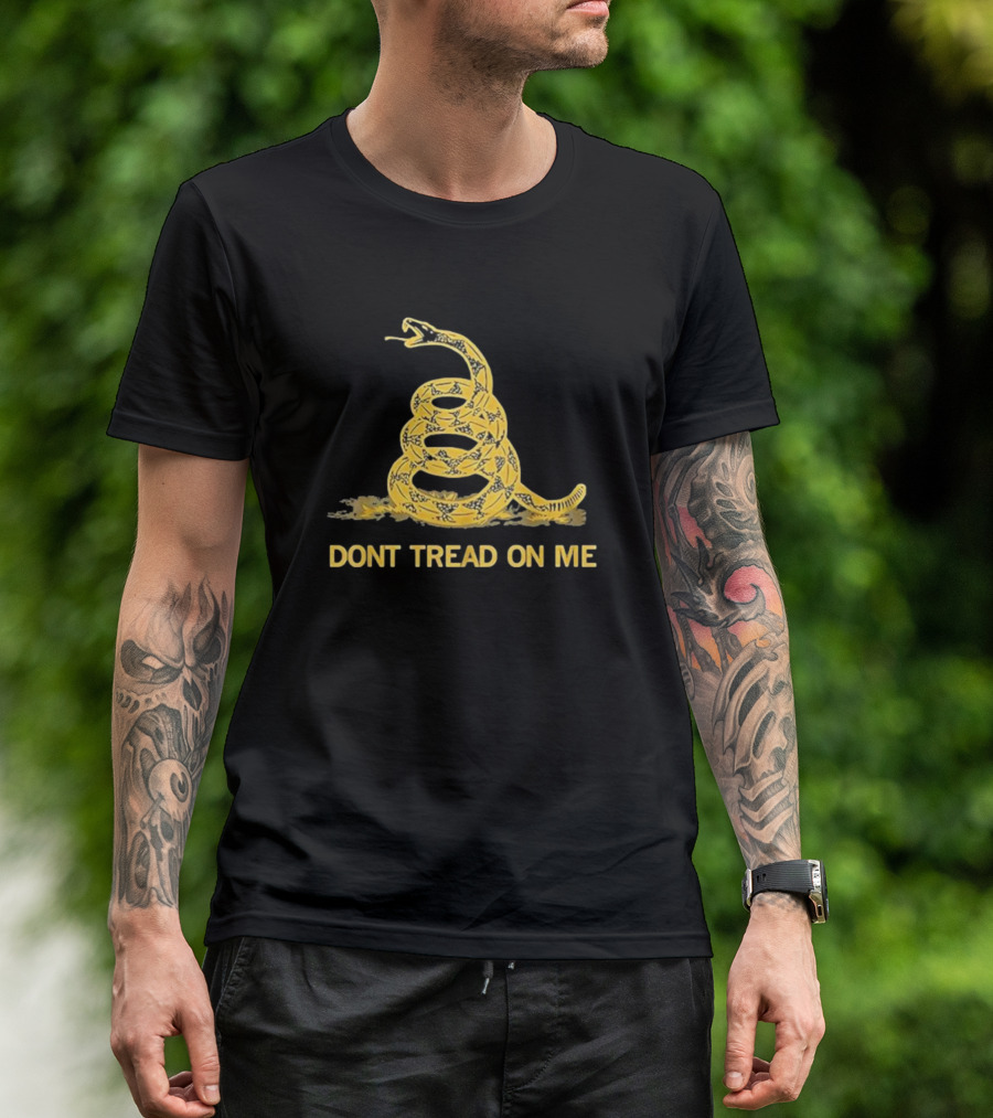 Gadsden Flag Don't Tread On Me Revolutionary War Flag Second Amendment T-Shirt