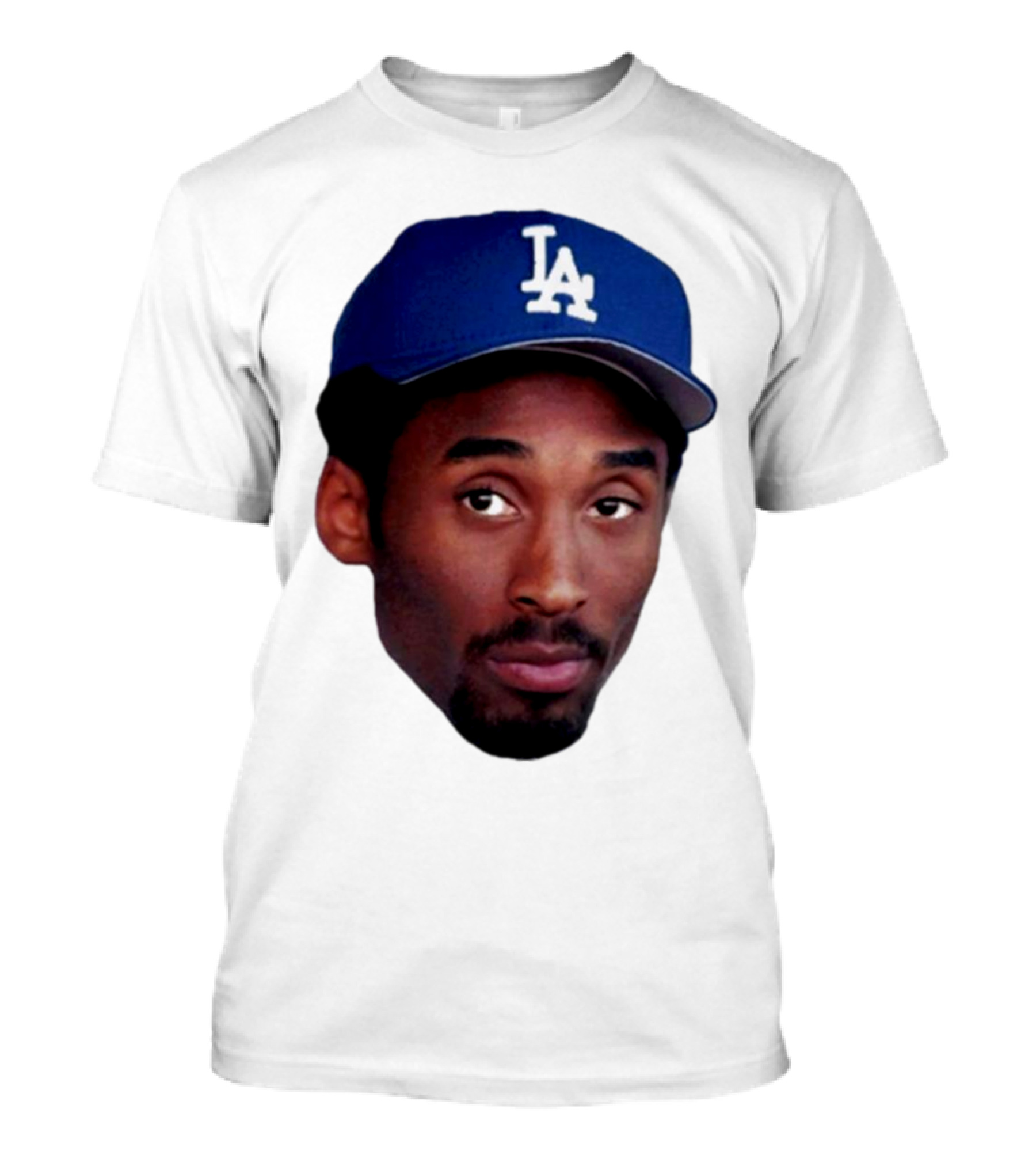 Kobe Bryant In LA Dodgers Hat T-Shirt