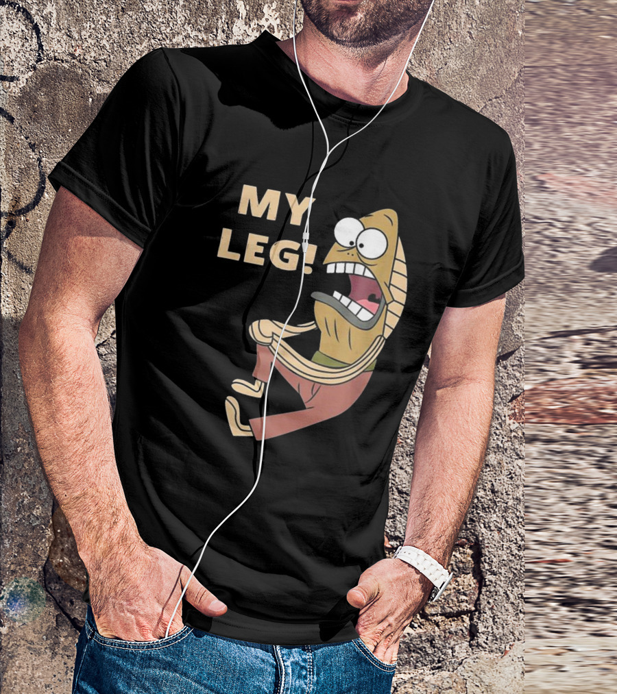 Thebaddestmitch Fred Fish My Leg Scream Character Spongebob Meme T-Shirt