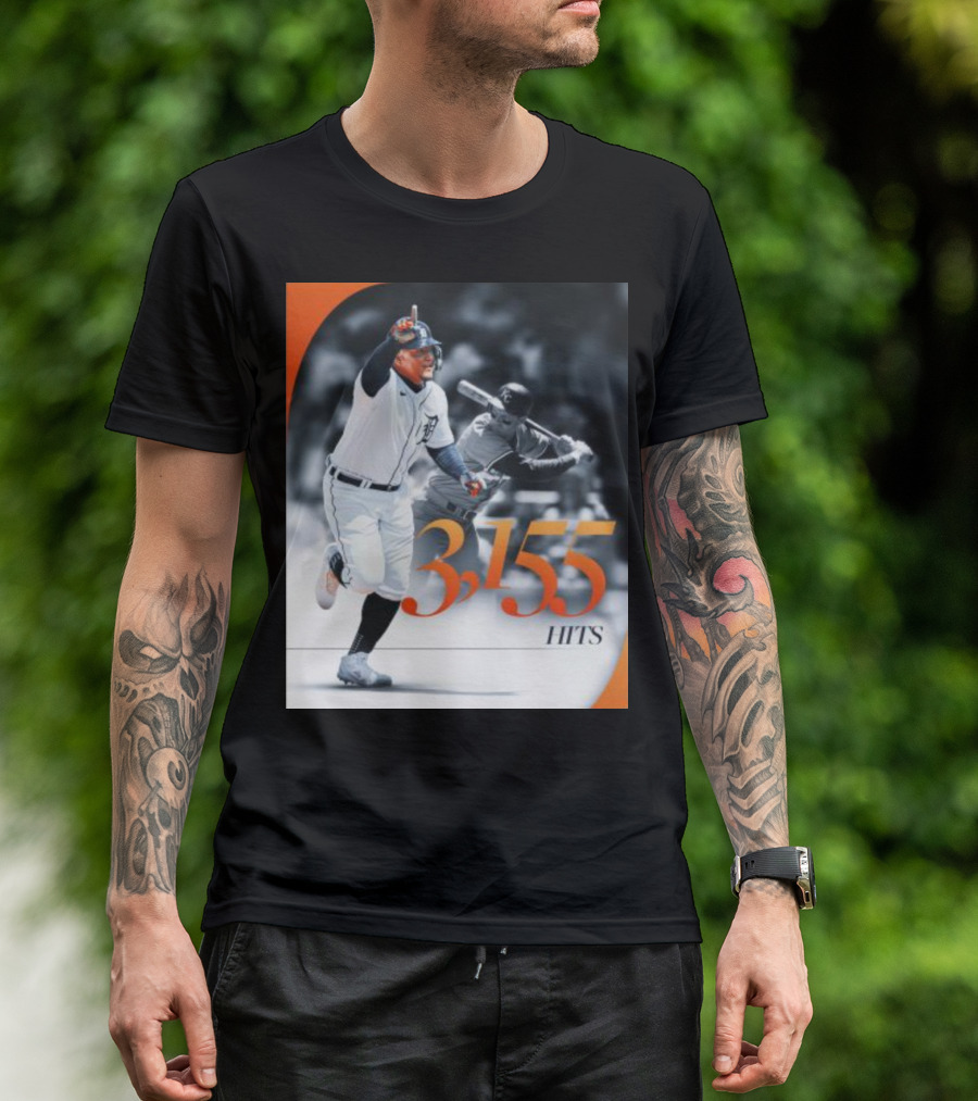 Miguel Cabrera 3155 Hits T-Shirt
