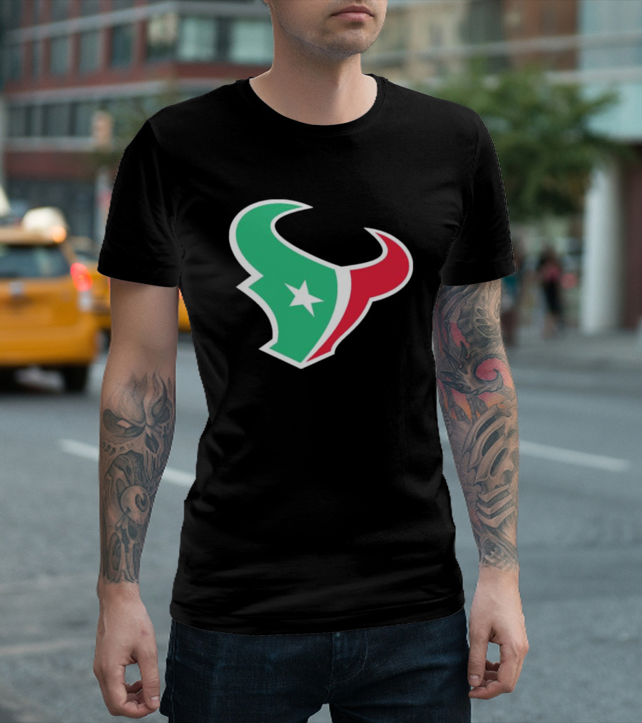 Houston Texans Black Clásico Regio Franklin '47 Mexico-Inspired T-Shirt