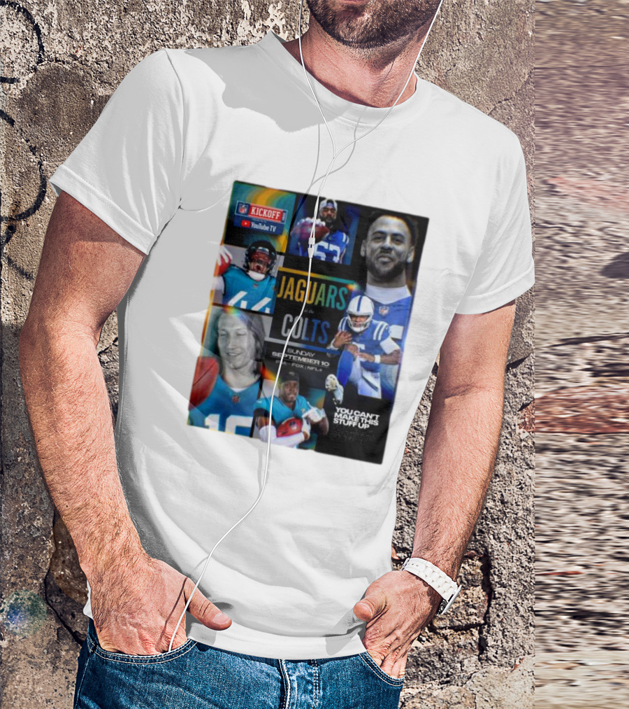 Jaguars At Colts NFL Kickoff Sunday September 10 YouTube TV T-Shirt