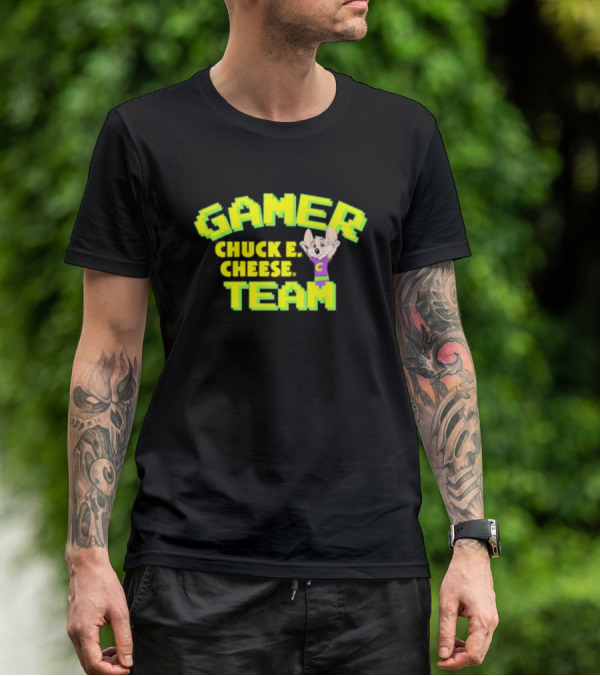 Gamer Chuck E. Cheese Team T-Shirt