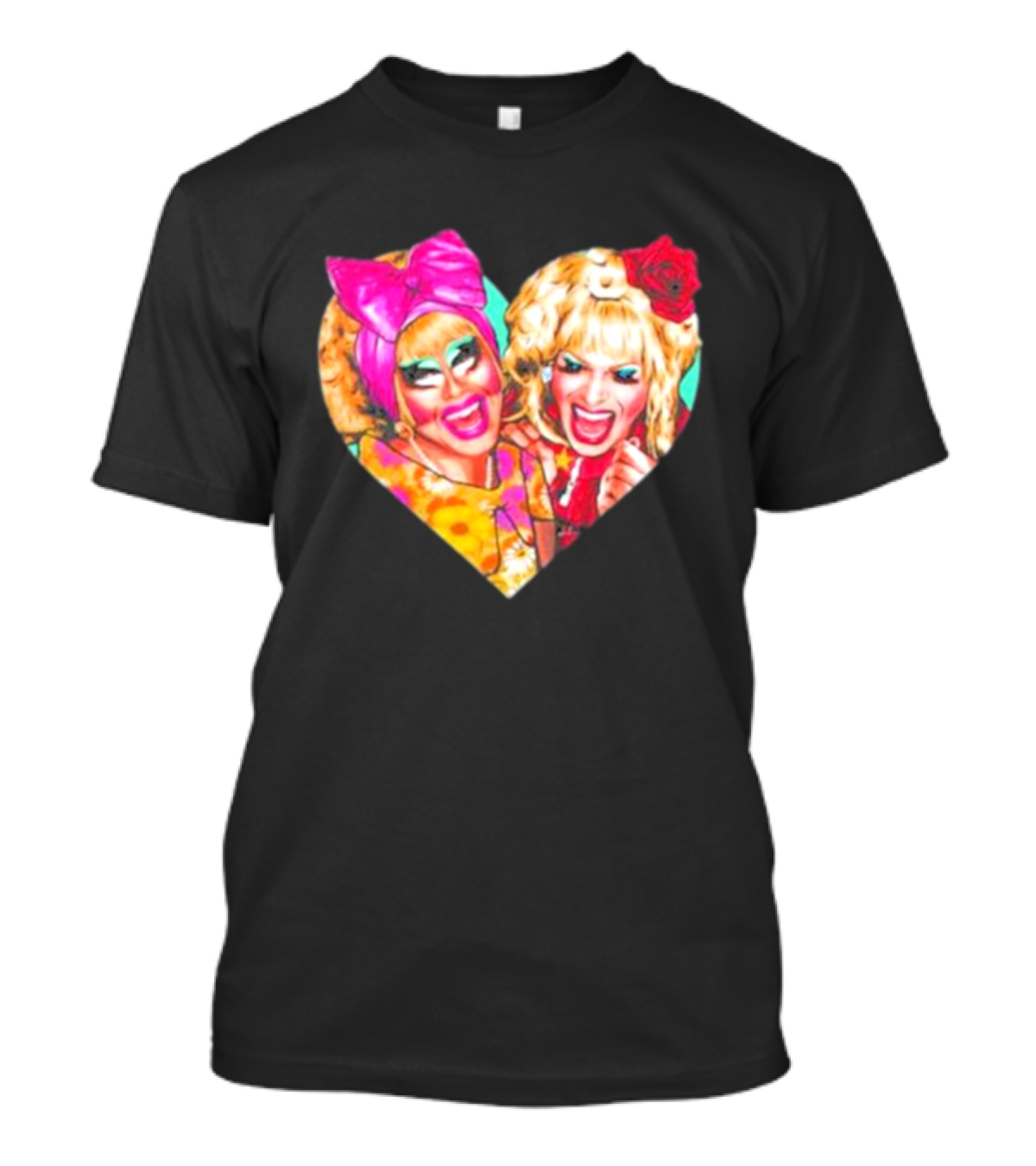 Trixie Mattel Katya Heart Funny Nordacious T&K T-Shirt
