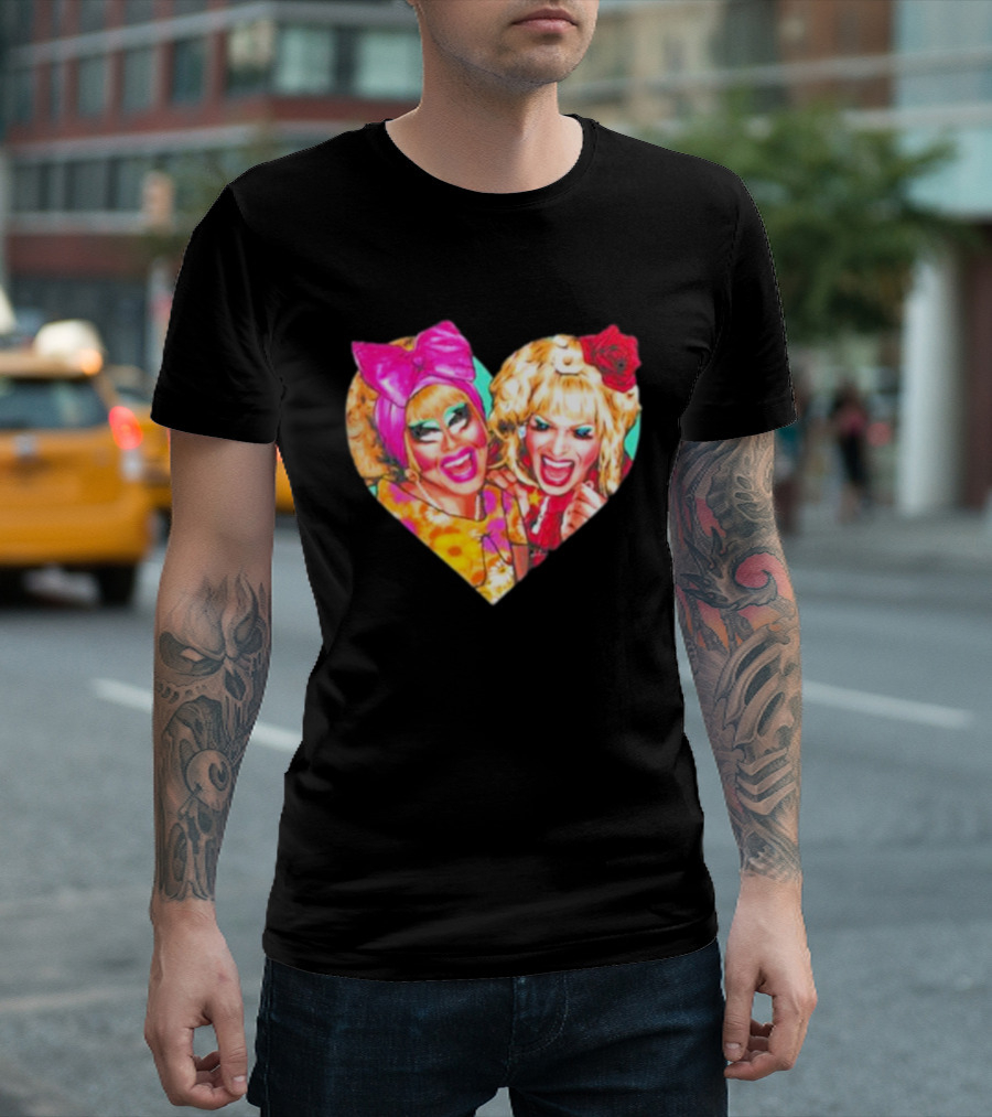 Trixie Mattel Katya Heart Funny Nordacious T&K T-Shirt
