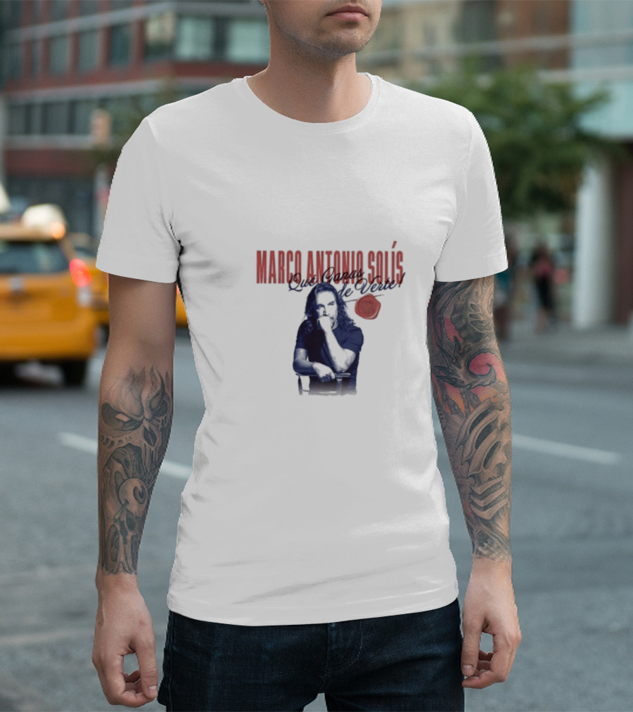 Marco Antonio Solís Quiéreme De Veras T-Shirt