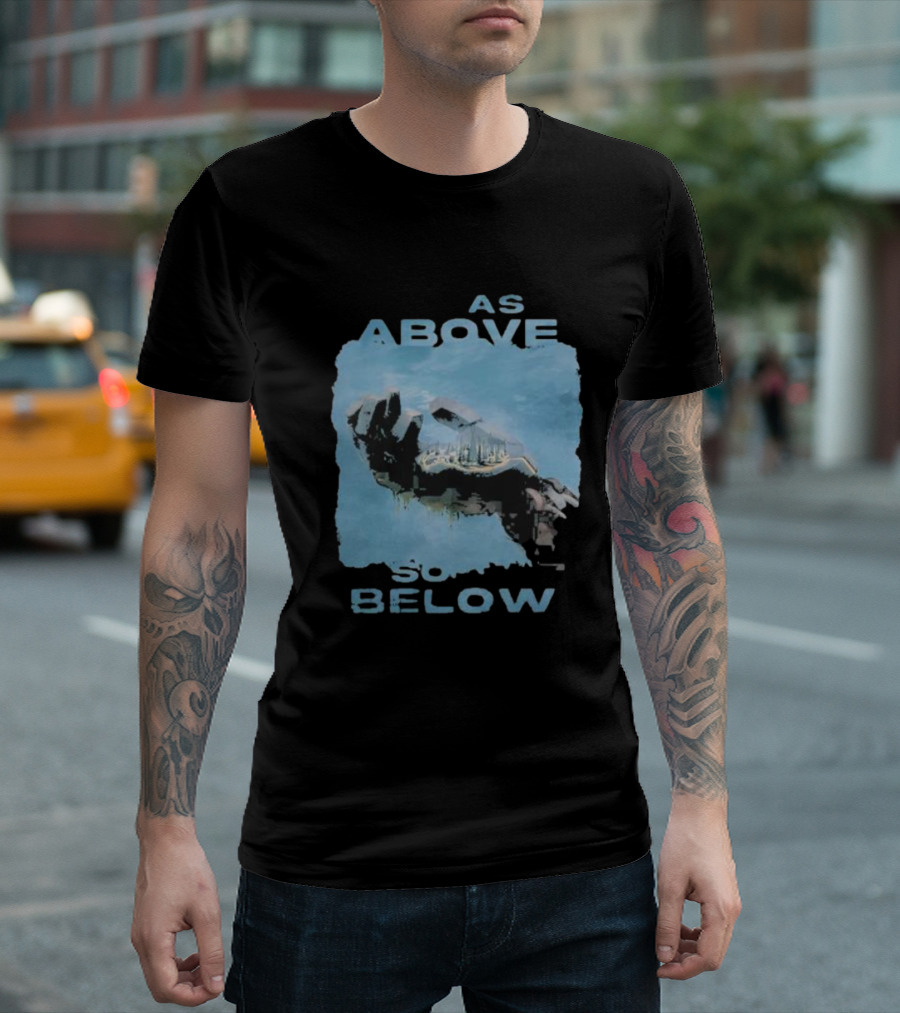 Fixt Essenger X Cryoshell As Above So Below Floating City Reflection T-Shirt