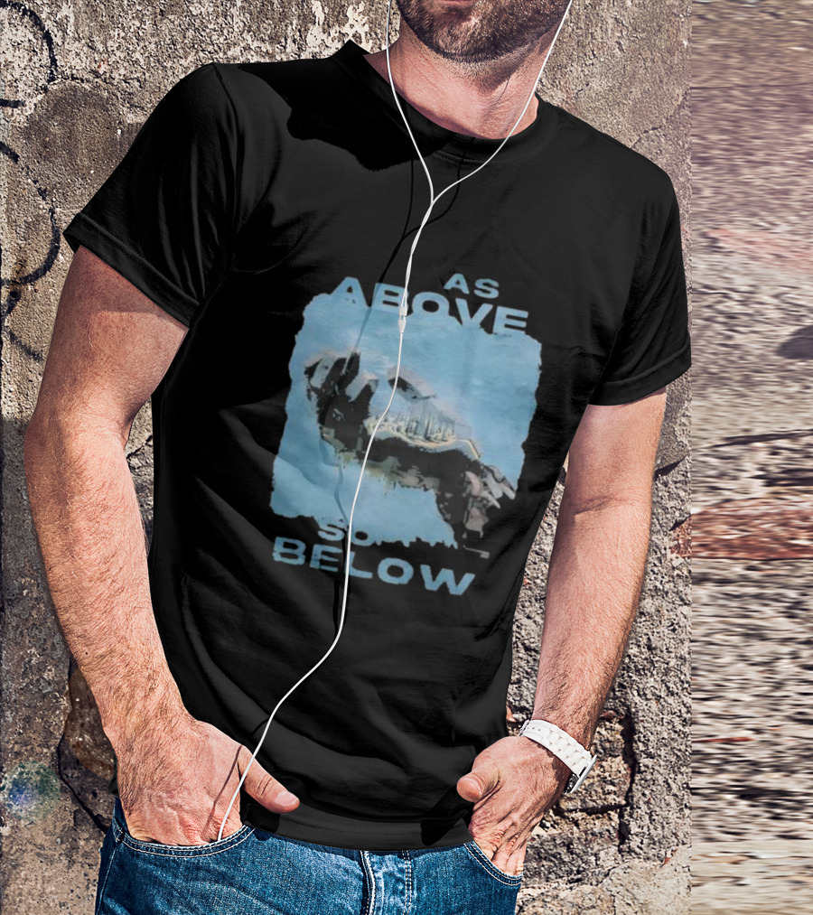 Fixt Essenger X Cryoshell As Above So Below Floating City Reflection T-Shirt