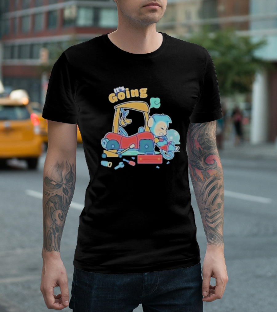 It's Going Car Mechanic Monkey With Tools T-Shirt