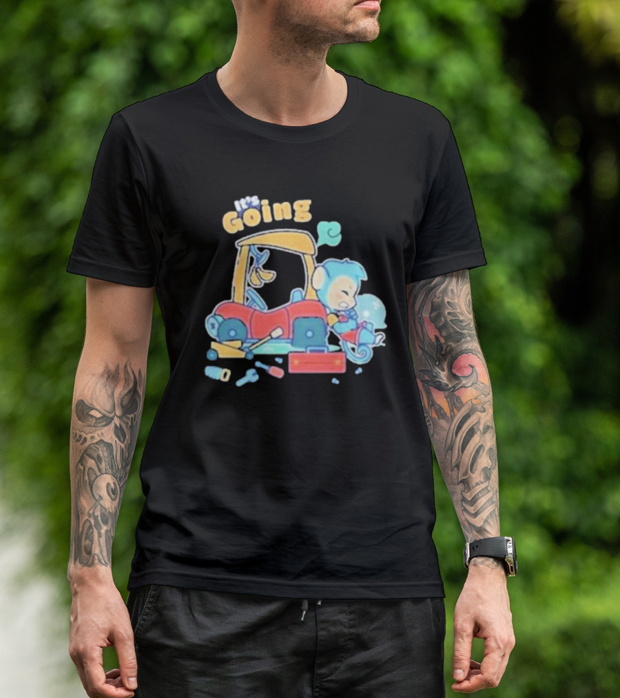 It's Going Car Mechanic Monkey With Tools T-Shirt