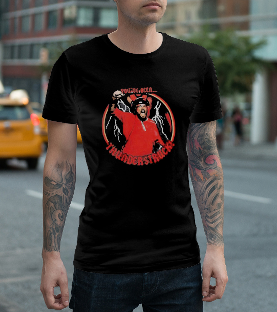 You’ve Been Thunderstruck 49ers Nick Bosa Lightning Power T-Shirt