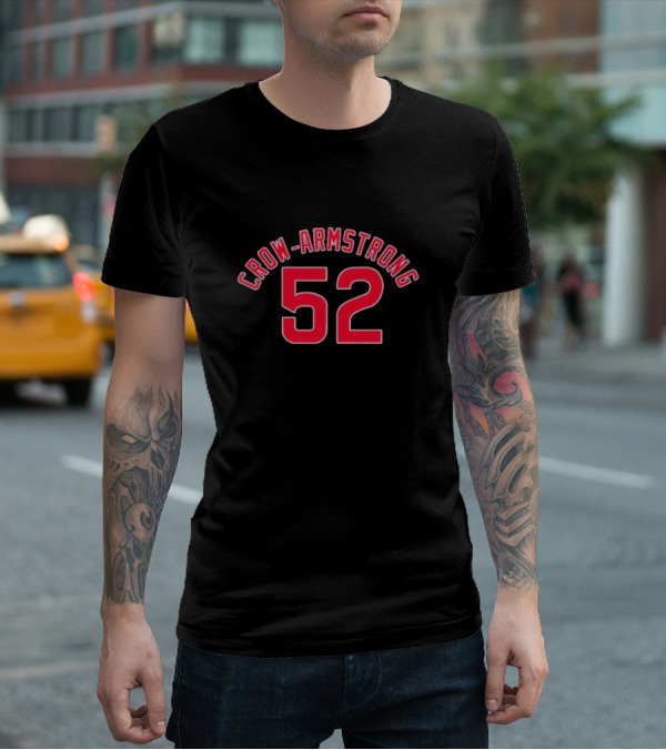 Crow-Armstrong 52 Baseball Jersey Number Sports Team T-Shirt