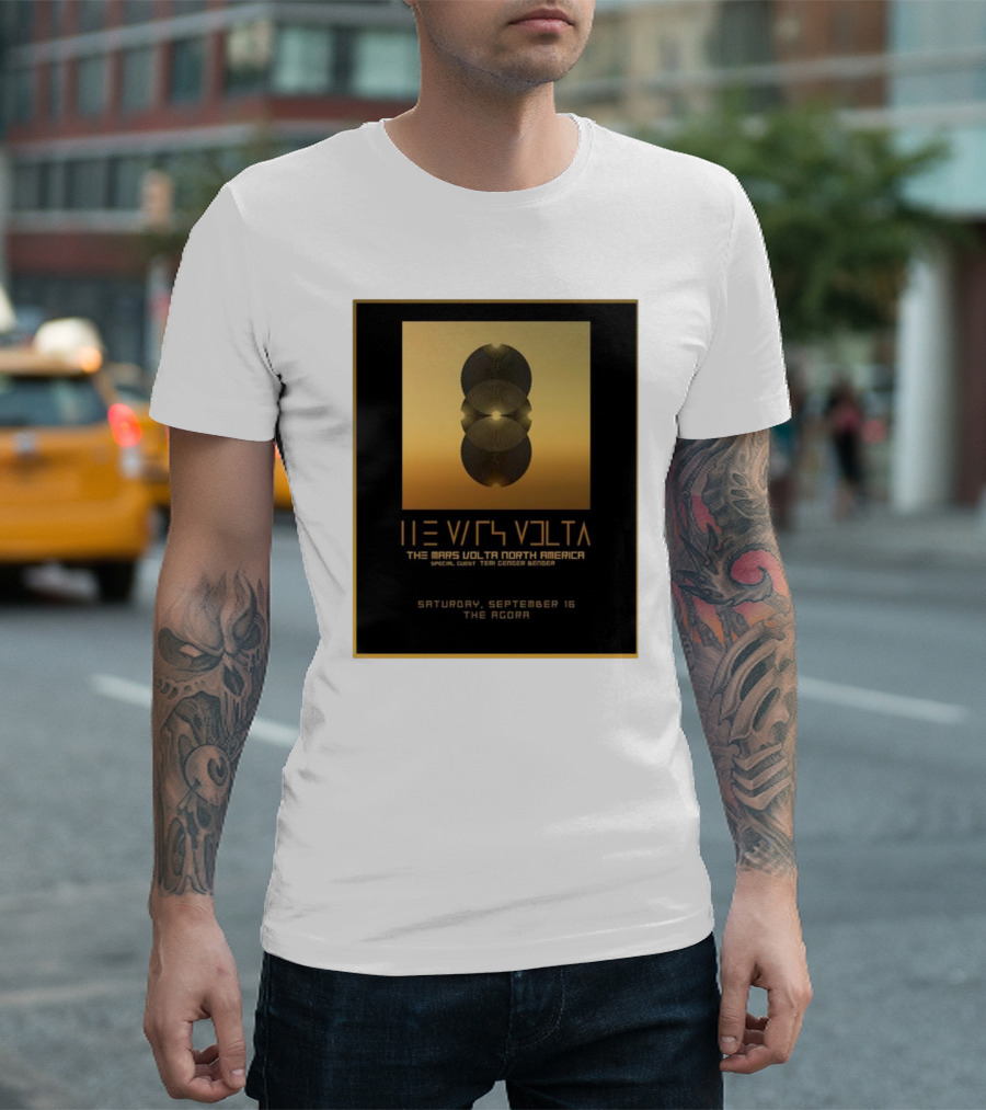 The Mars Volta North America Tour September 16 The Agora Featuring Special Guest Teri Gender Bender T-Shirt