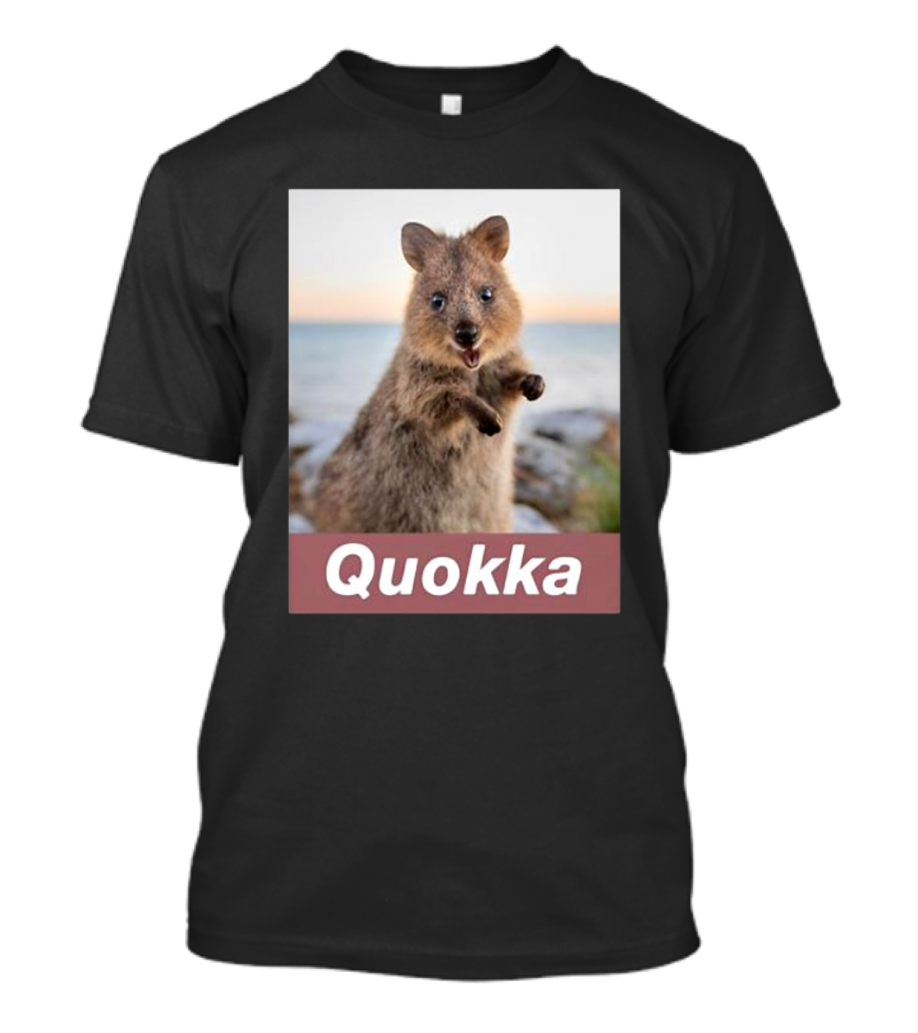 Quokka Hub Sunrise Image With Sunset Backdrop T-Shirt