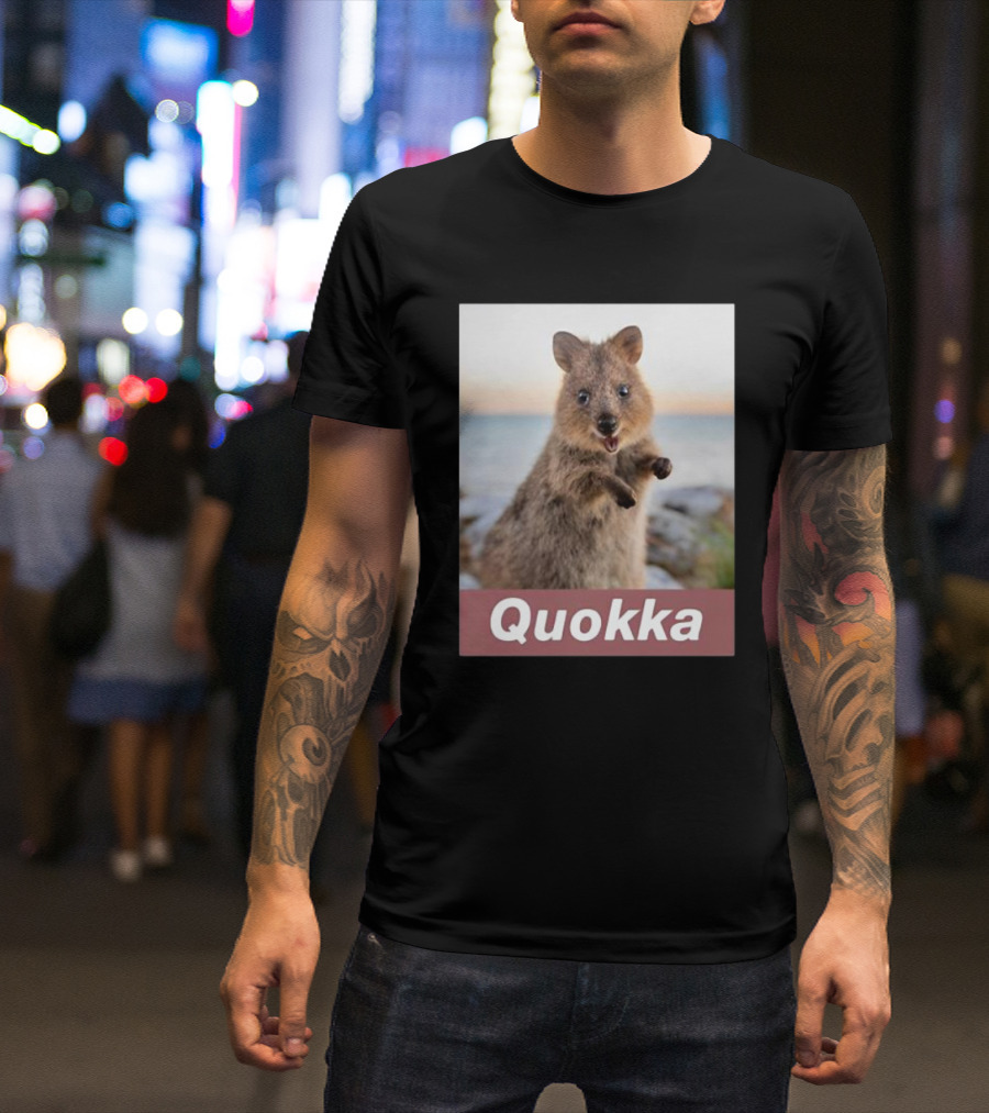 Quokka Hub Sunrise Image With Sunset Backdrop T-Shirt