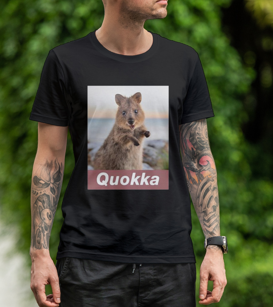 Quokka Hub Sunrise Image With Sunset Backdrop T-Shirt