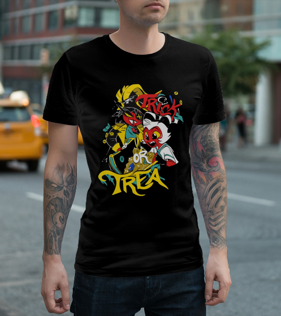Moxxie Millie Trick or Treat Halloween Characters T-Shirt