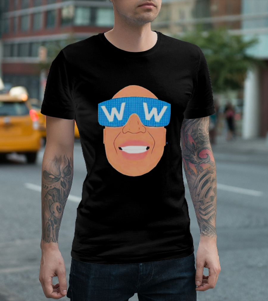W Glasses Smiling Face With Tyler Lockett T-Shirt
