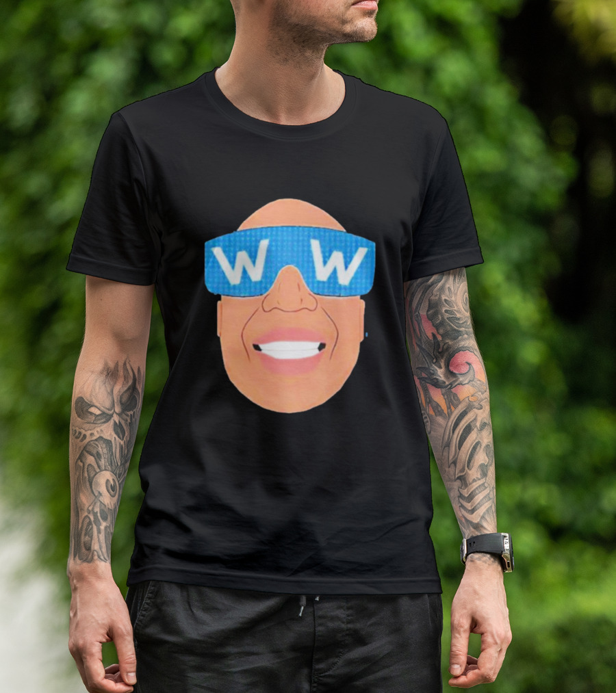 W Glasses Smiling Face With Tyler Lockett T-Shirt